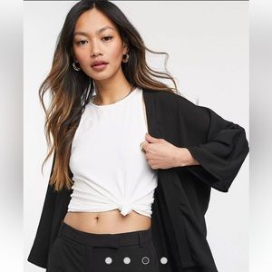 ASOS Black Kimono Style Wrap